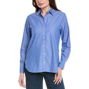 Foxcroft Womens  Meghan Shirt, Blue